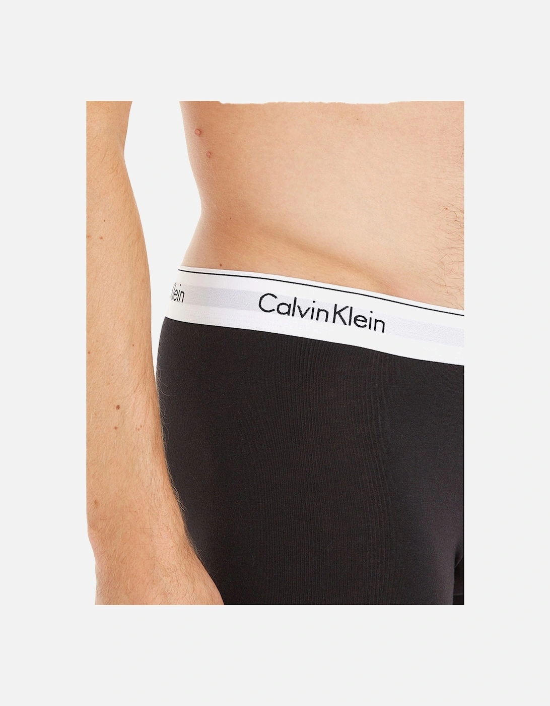 3-Pack Modern Cotton Boxer Briefs, Black/Grey/White