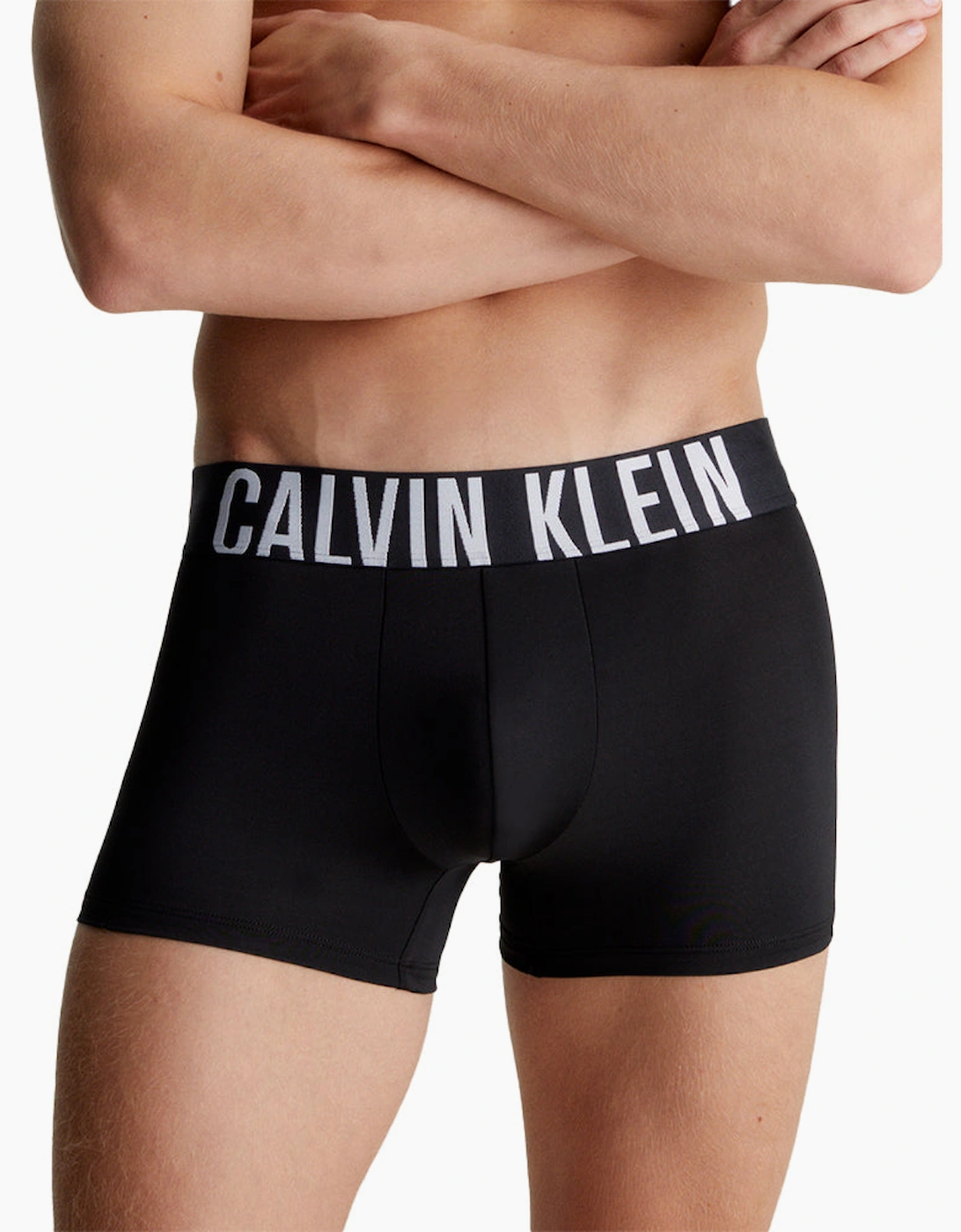 Calvin Klein Men's Black 3-Pack Intense Power Microfibre Boxer Trunks, - : 32/33/32 Medium