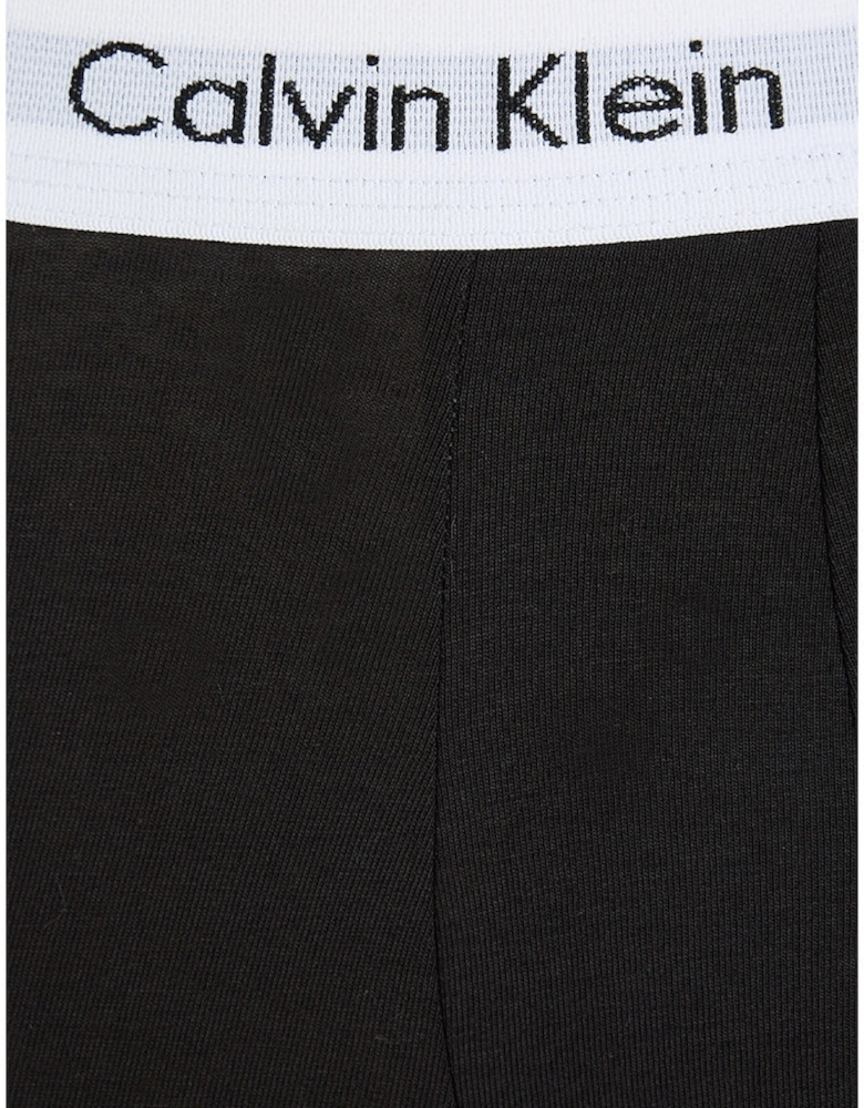 3-Pack Cotton Stretch Boxer Briefs, Black/Grey/White