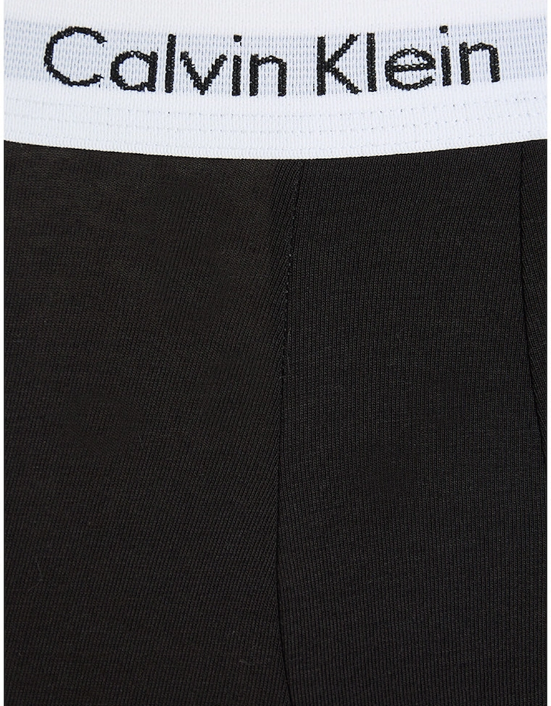 3-Pack Cotton Stretch Boxer Briefs, Black/Grey/White