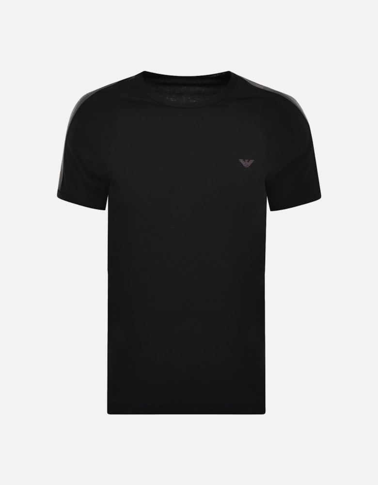 Lounge Tape Crew T-Shirt Black