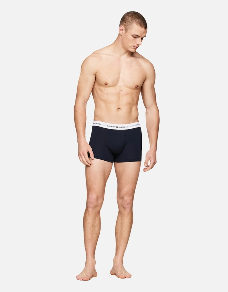 5-Pack Signature Cotton Boxer Trunks, Multi