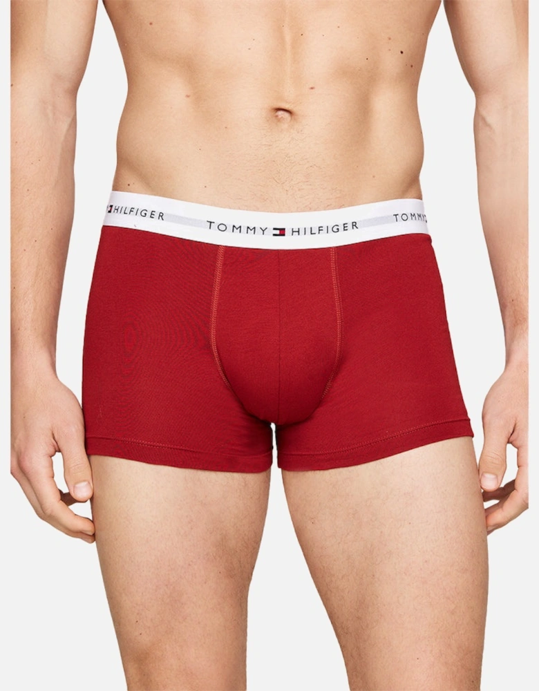 5-Pack Signature Cotton Boxer Trunks, Multi