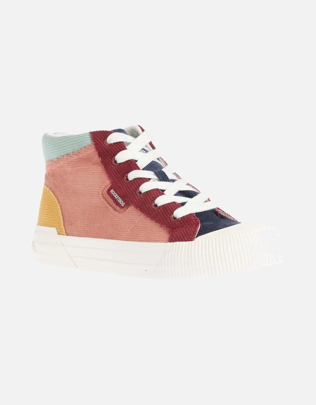 Cheery Corduroy High Top Trainers
