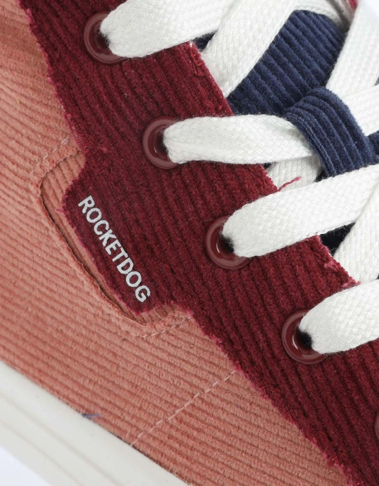 Cheery Corduroy High Top Trainers