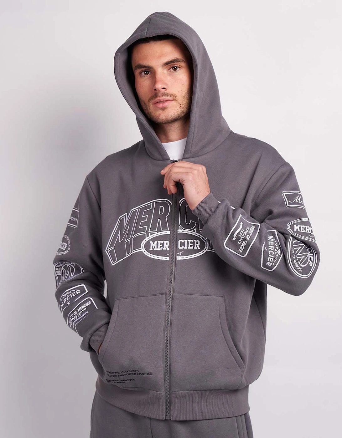 Compton Zip Up Hoodie