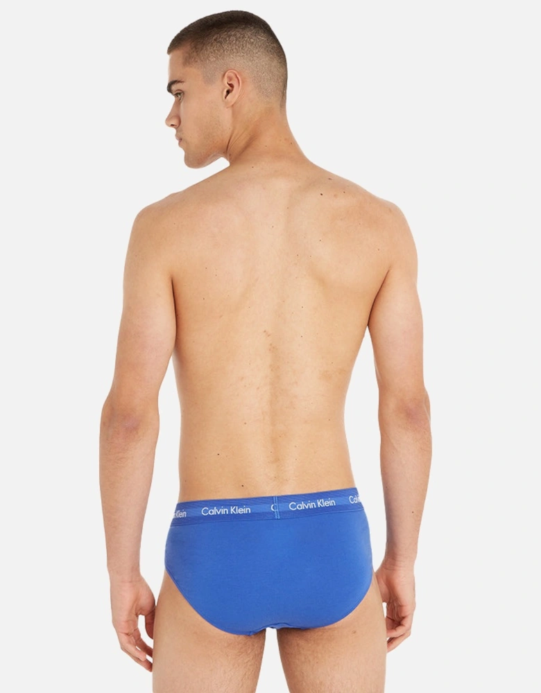 Cotton Stretch 3-Pack  Briefs, Navy/Black/Blue