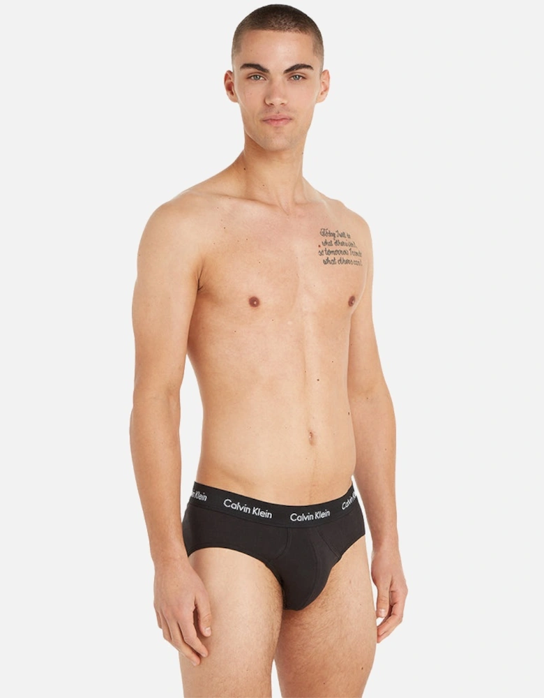 Cotton Stretch 3-Pack  Briefs, Navy/Black/Blue