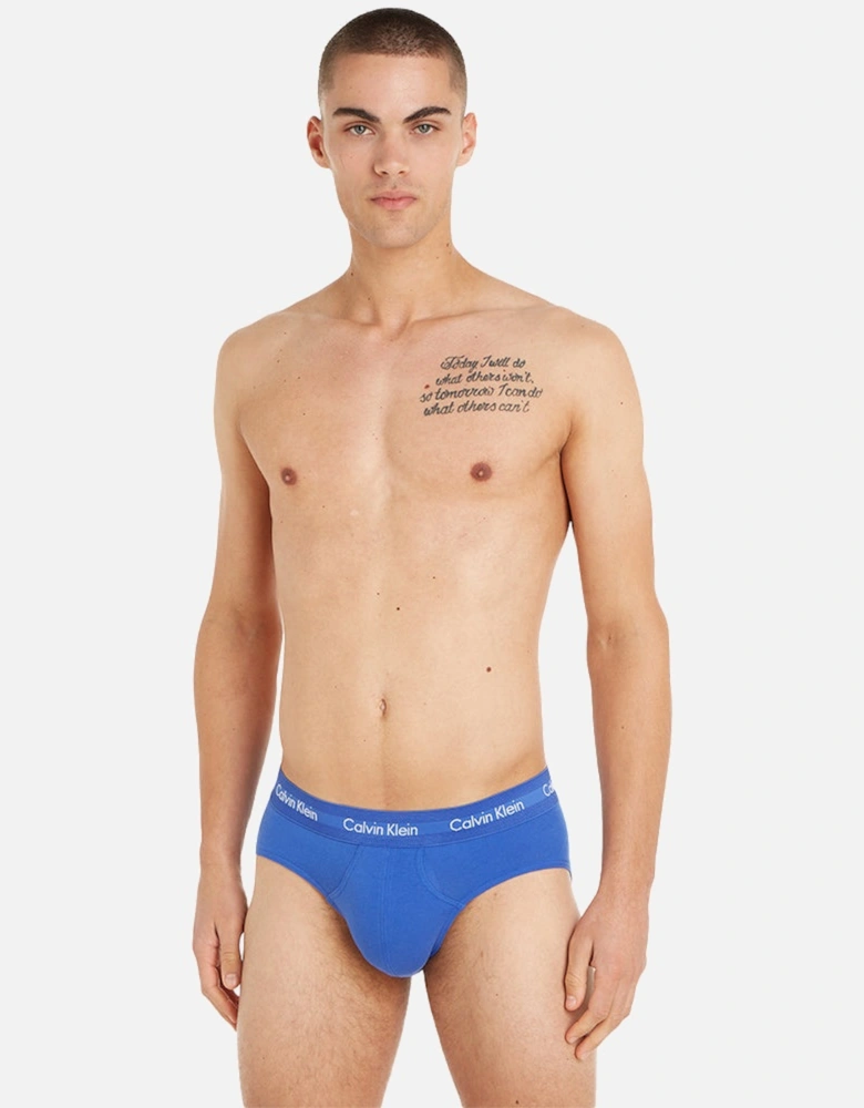 Cotton Stretch 3-Pack  Briefs, Navy/Black/Blue