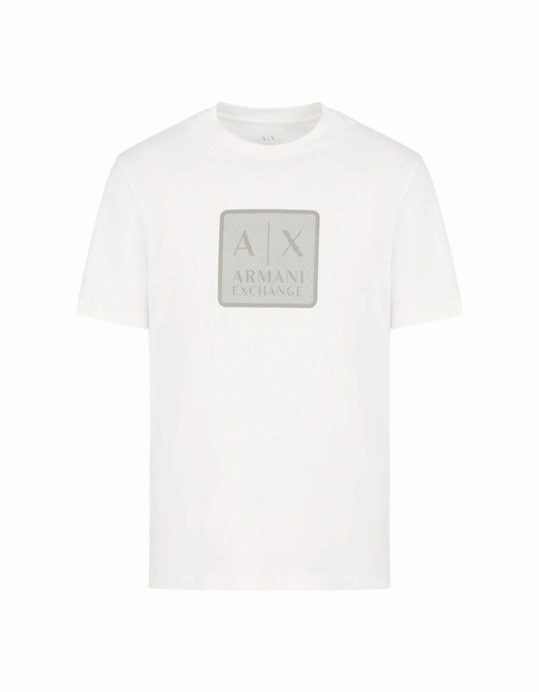 Regular Fit Cotton T-shirt With Maxi ASV Logo Patch Off White