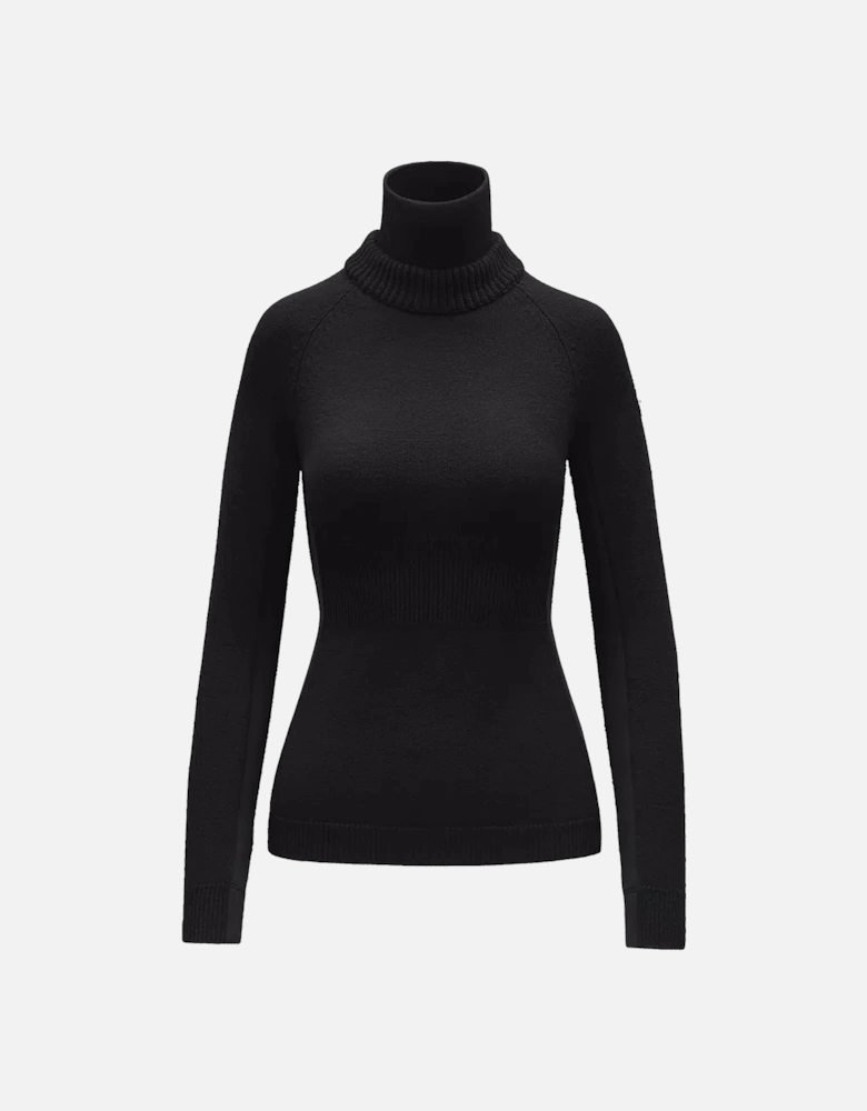 Womens Turtle Neck Sweater Black