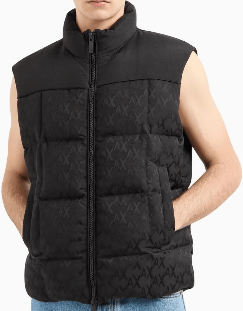 Monogram All Over Puffer Gilet