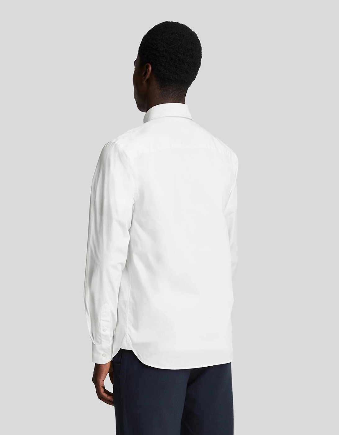 Tonal Eagle Easy Care Poplin Shirt