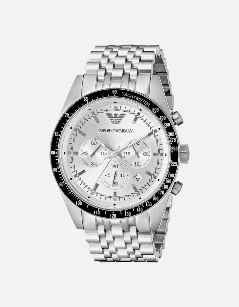 AR6073 Sportivo Silver Chronograph Men's Watch