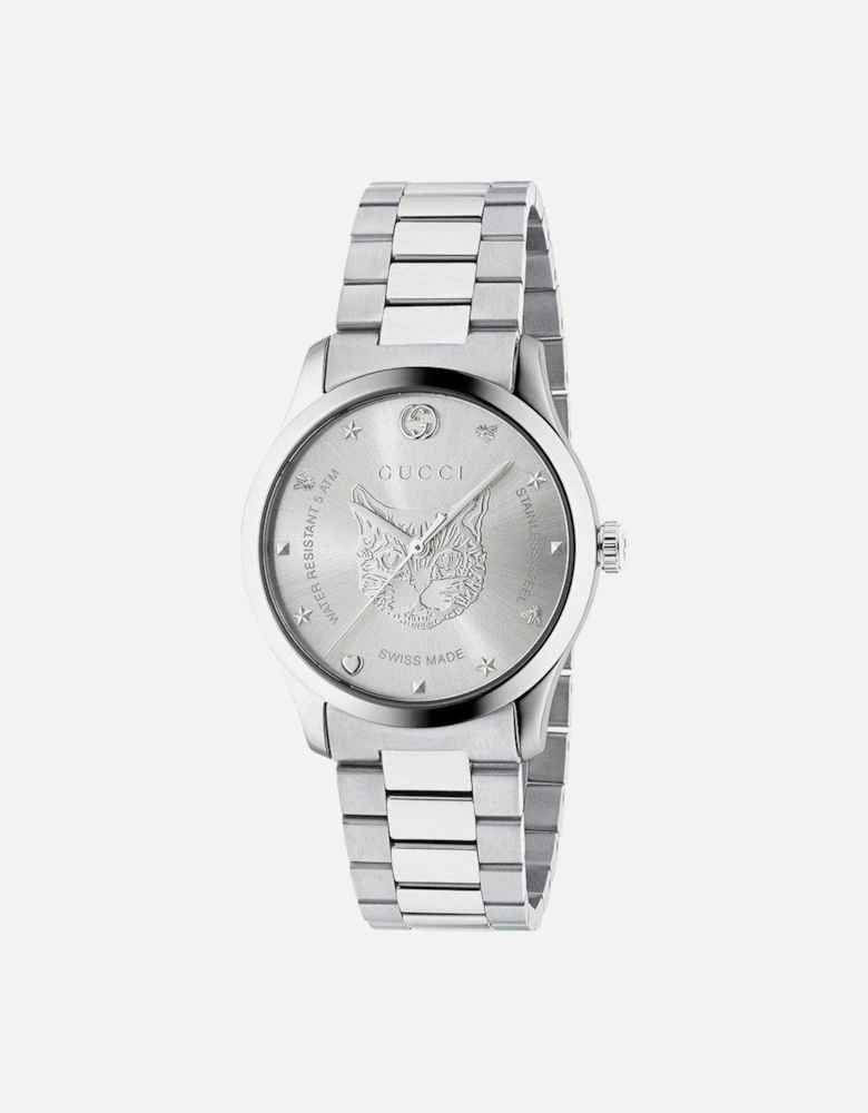Gucci YA1264095 G-Timeless Silver Dial Unisex Watch