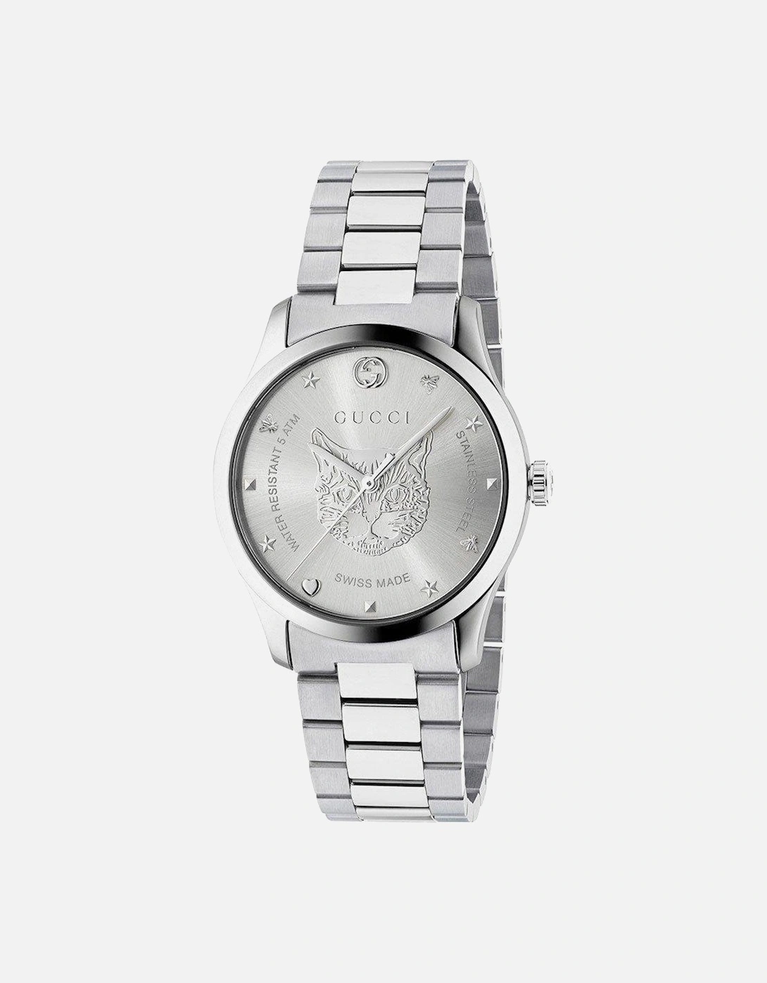 Gucci YA1264095 G-Timeless Silver Dial Unisex Watch