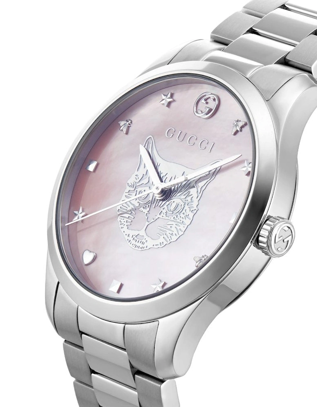 YA1264166 G-Timeless Pink Mother of Pearl Dial Unisex Watch