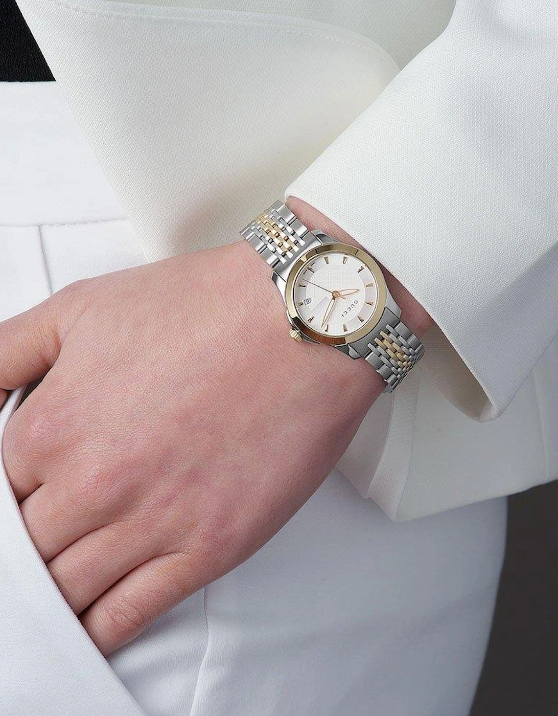 YA126511 G-Timeless Two-Tone Ladies Watch