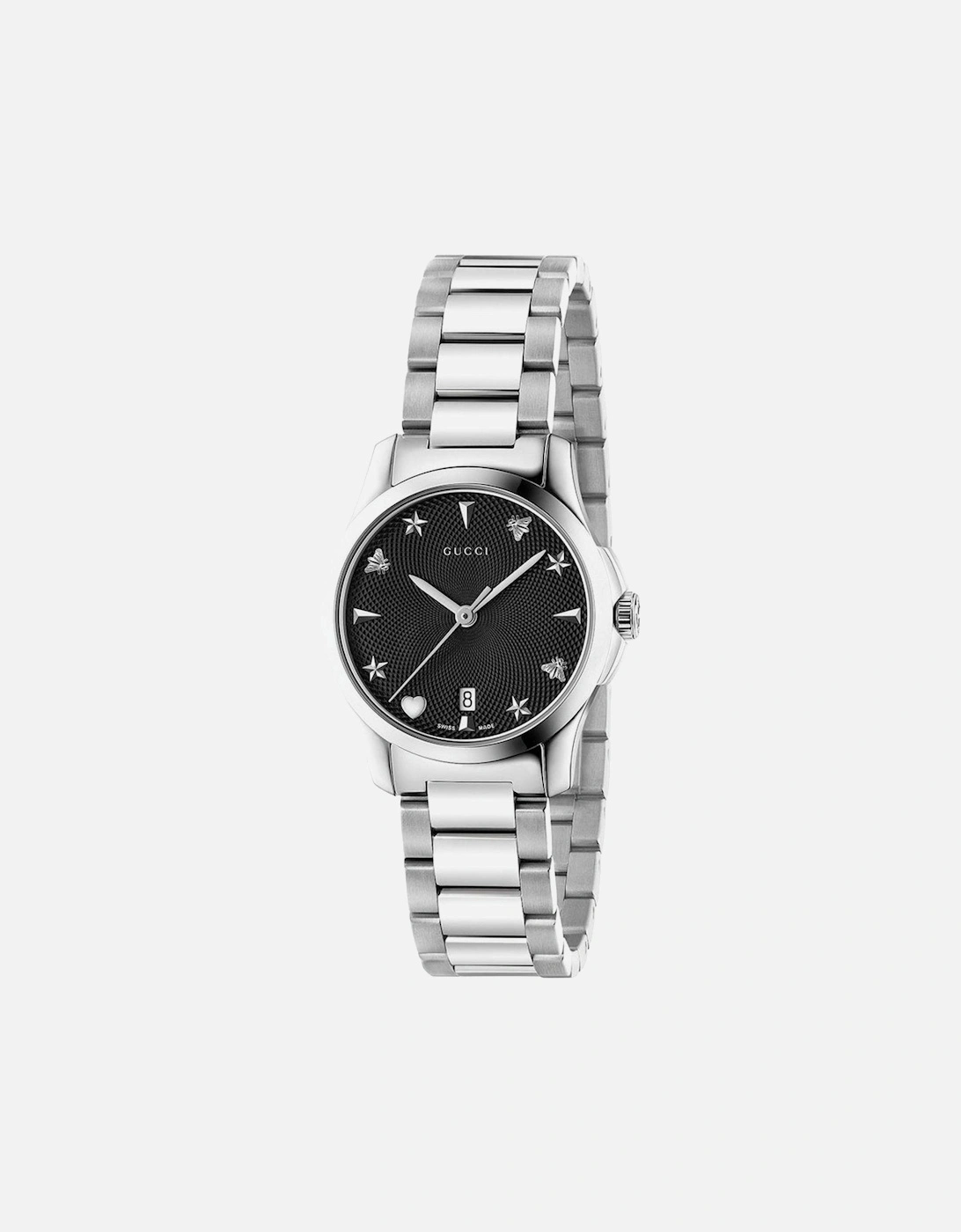 YA126573 G-Timeless Black Dial Unisex Watch, 5 of 4