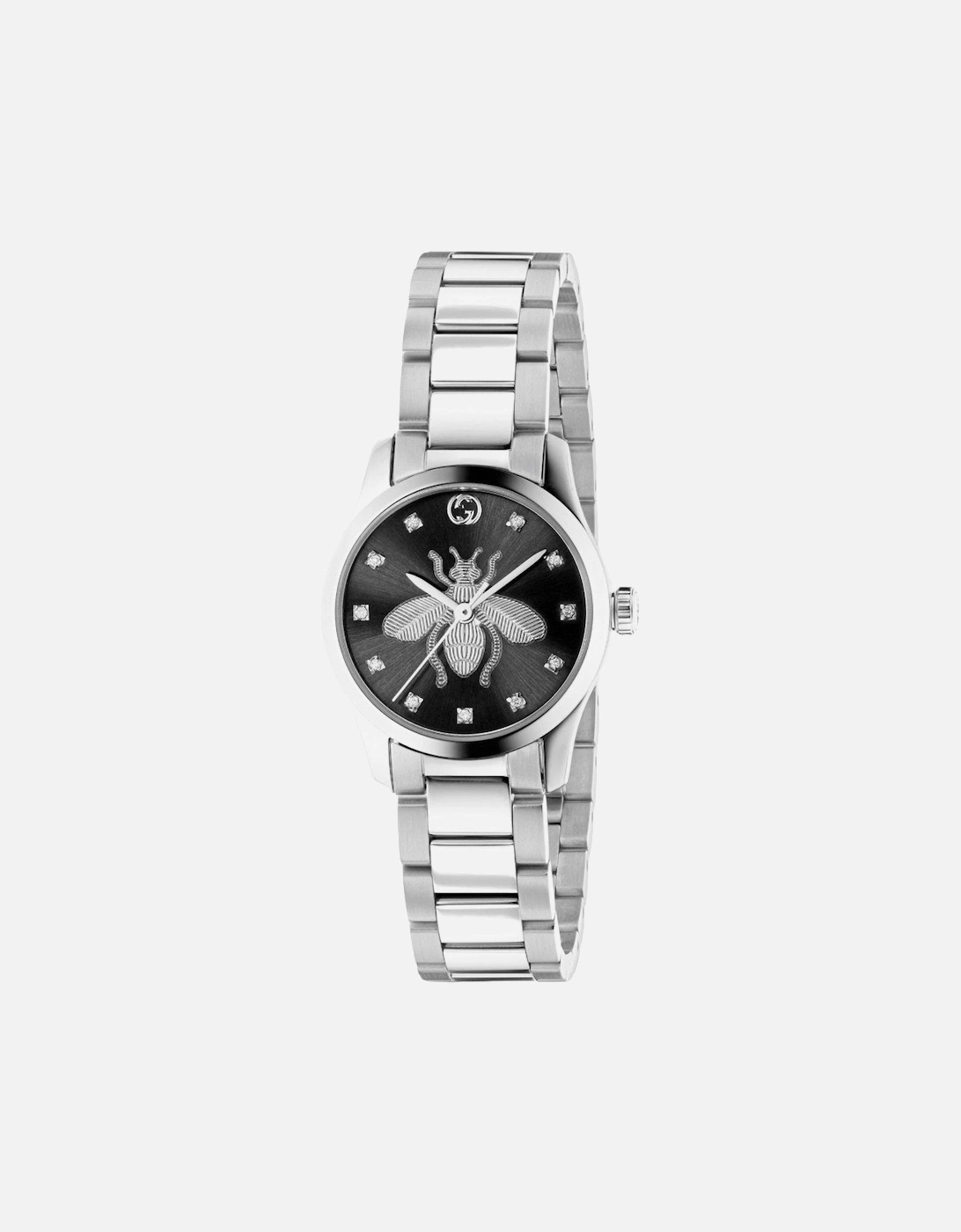 YA1265024 G-Timeless Black Dial Ladies Watch, 6 of 5