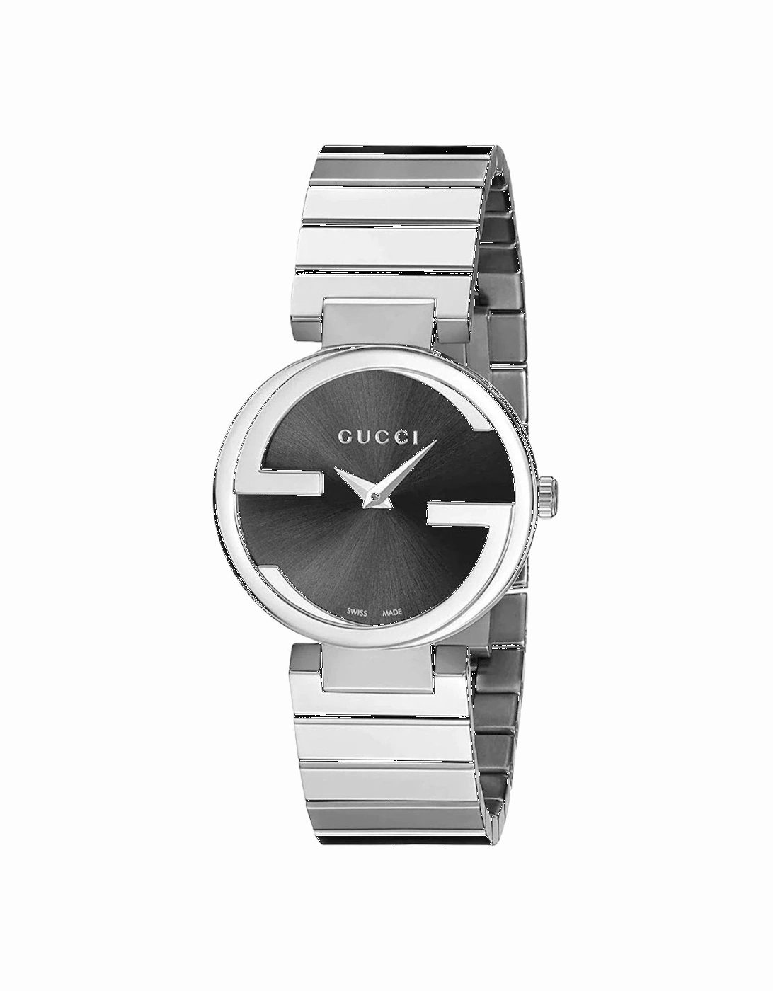 Women's Gucci YA133502 Interlocking G 29mm Ladies Watch - Silver