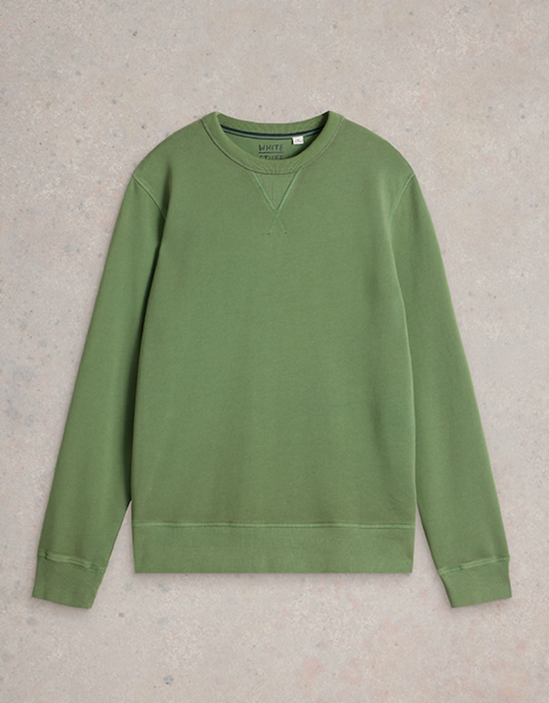 Men's Crew Neck Sweat Mid Green