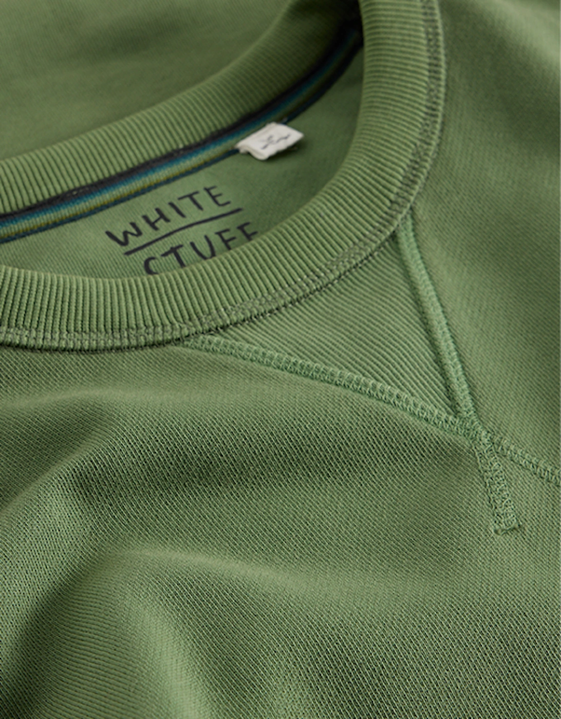 Men's Crew Neck Sweat Mid Green