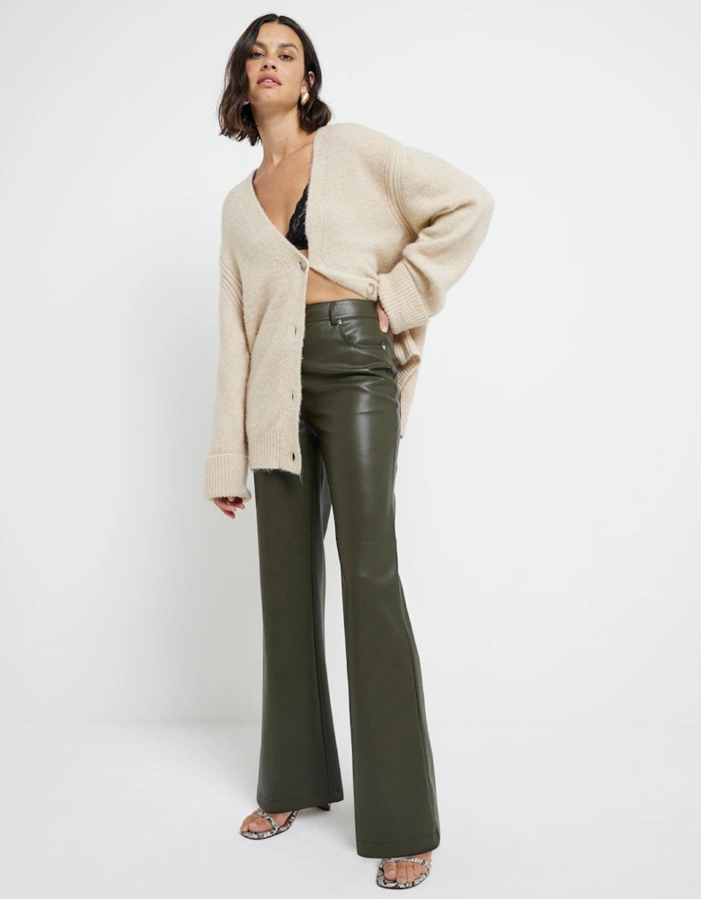 Relaxed Straight Leg Trouser - Khaki