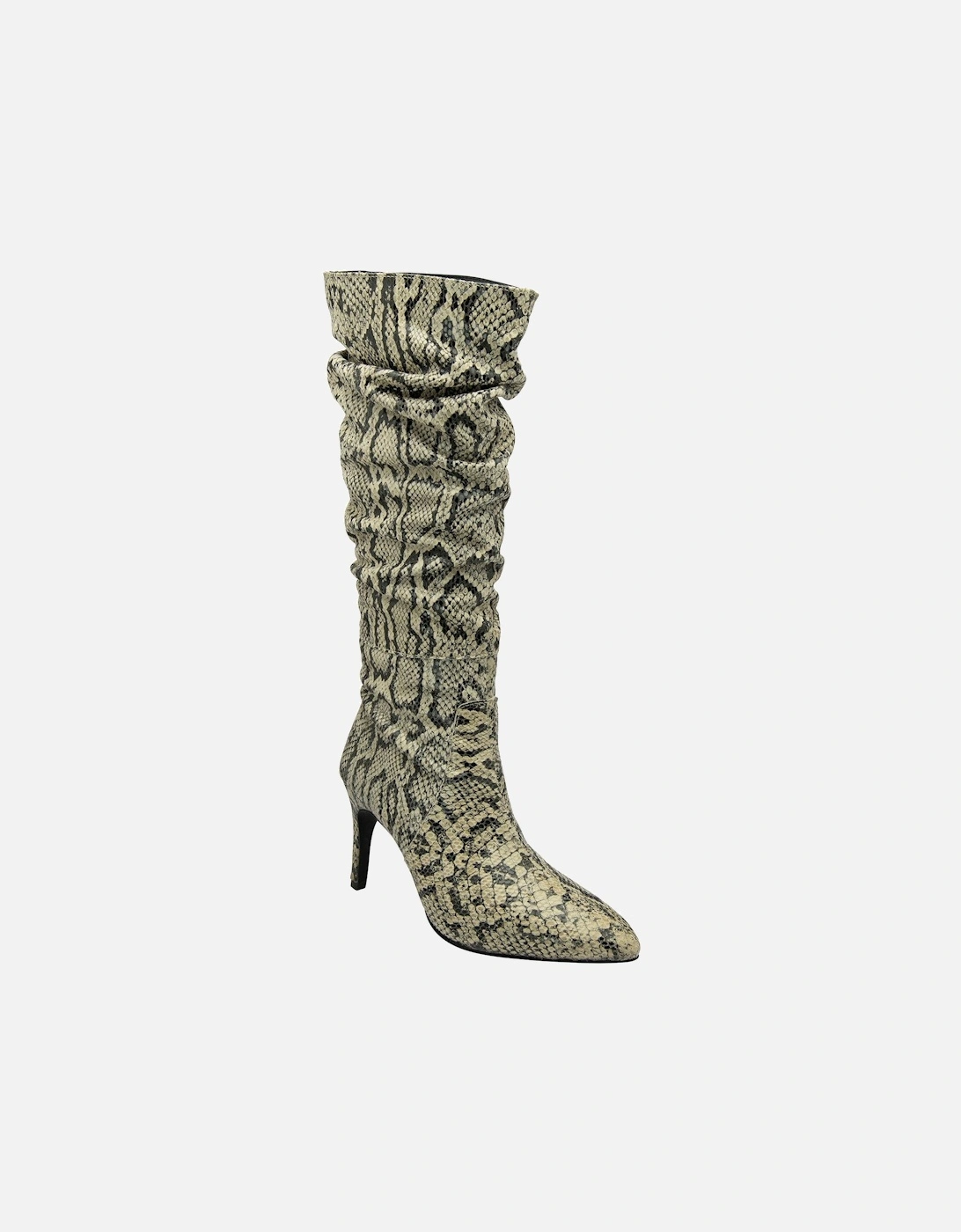 Roslin Snake Slouch Boot - Grey, 5 of 4