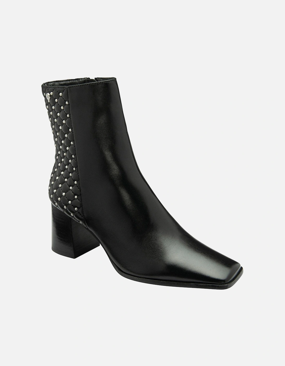 Bann Stud Detail Ankle Boot - Black, 5 of 4