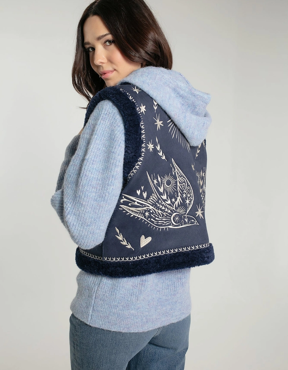 FREEBIRD GILET IN NAVY