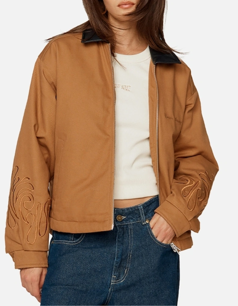 Wu Cotton Canvas Boxy Jacket