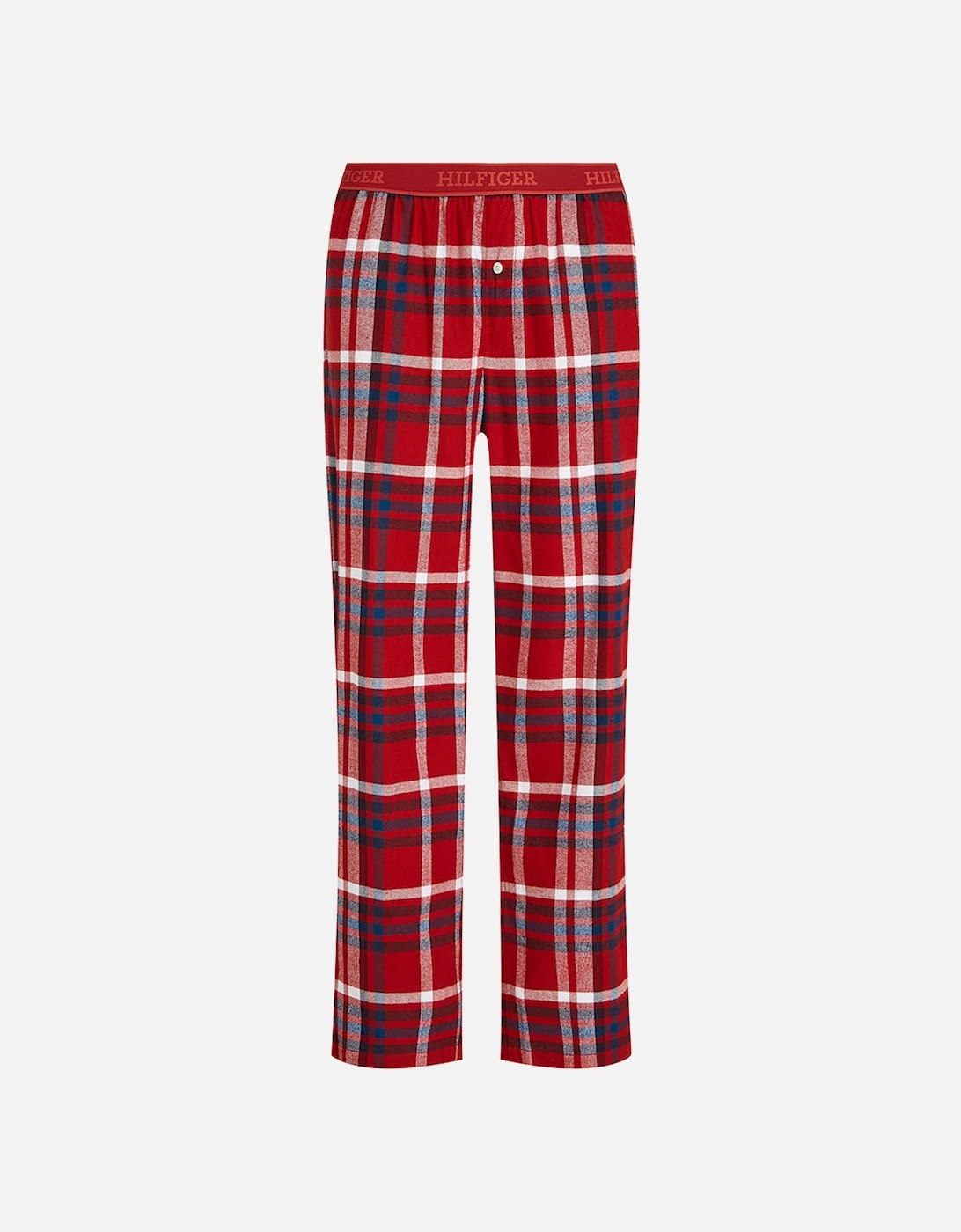 TH Monotype Plaid Pyjama Bottoms, Red, 7 of 6