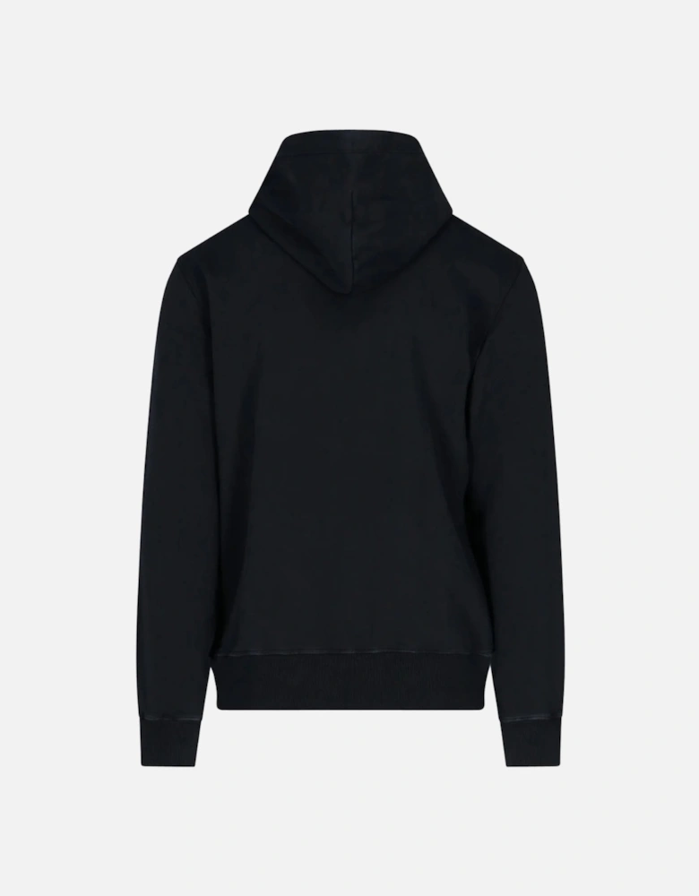 Industry Denim Division Logo Black Hoodie