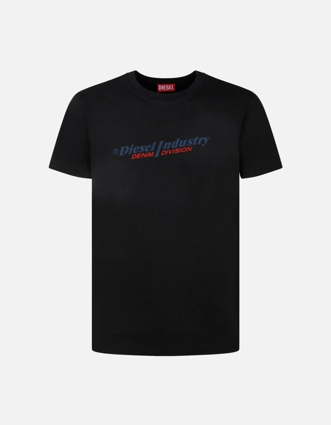 Industry Denim Division Logo Black T-Shirt, 3 of 2