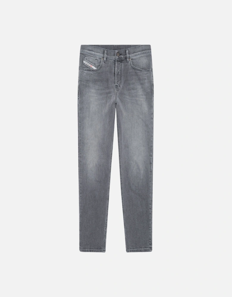 D-Fining  Tapered Fit Grey Denim Jeans