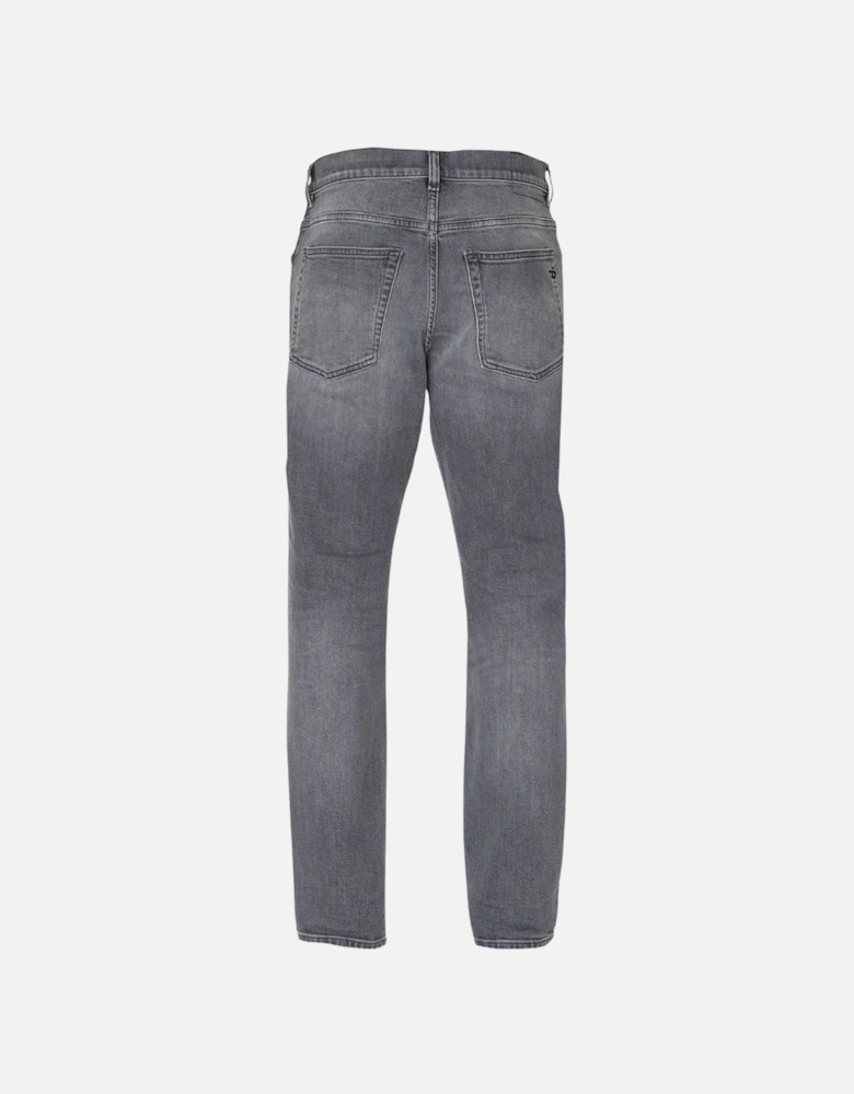 D-Fining  Tapered Fit Grey Denim Jeans