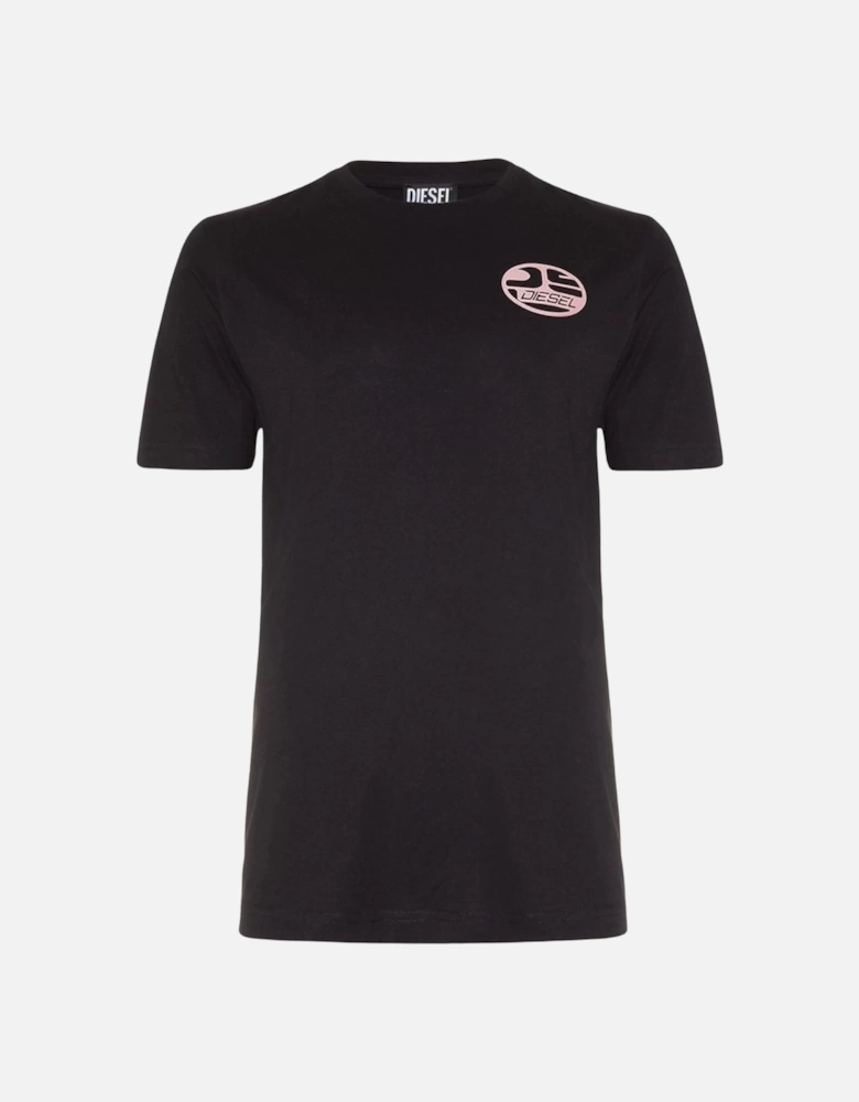 Oval DS Logo Black T-Shirt