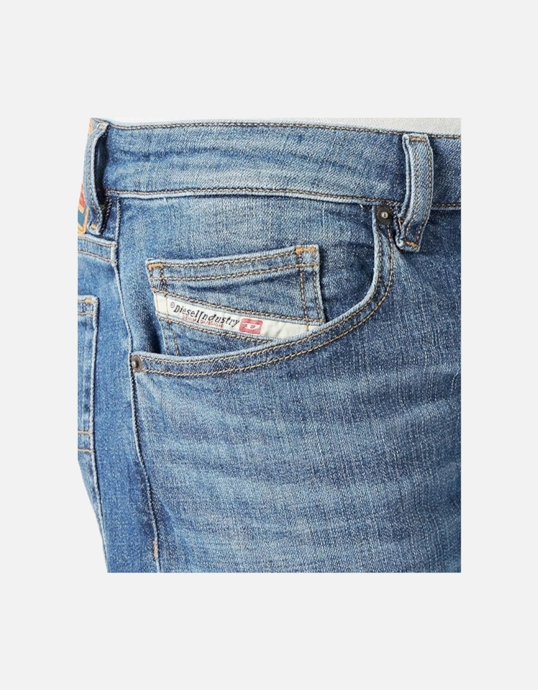 D-Mihtry Straight Fit Blue Jeans