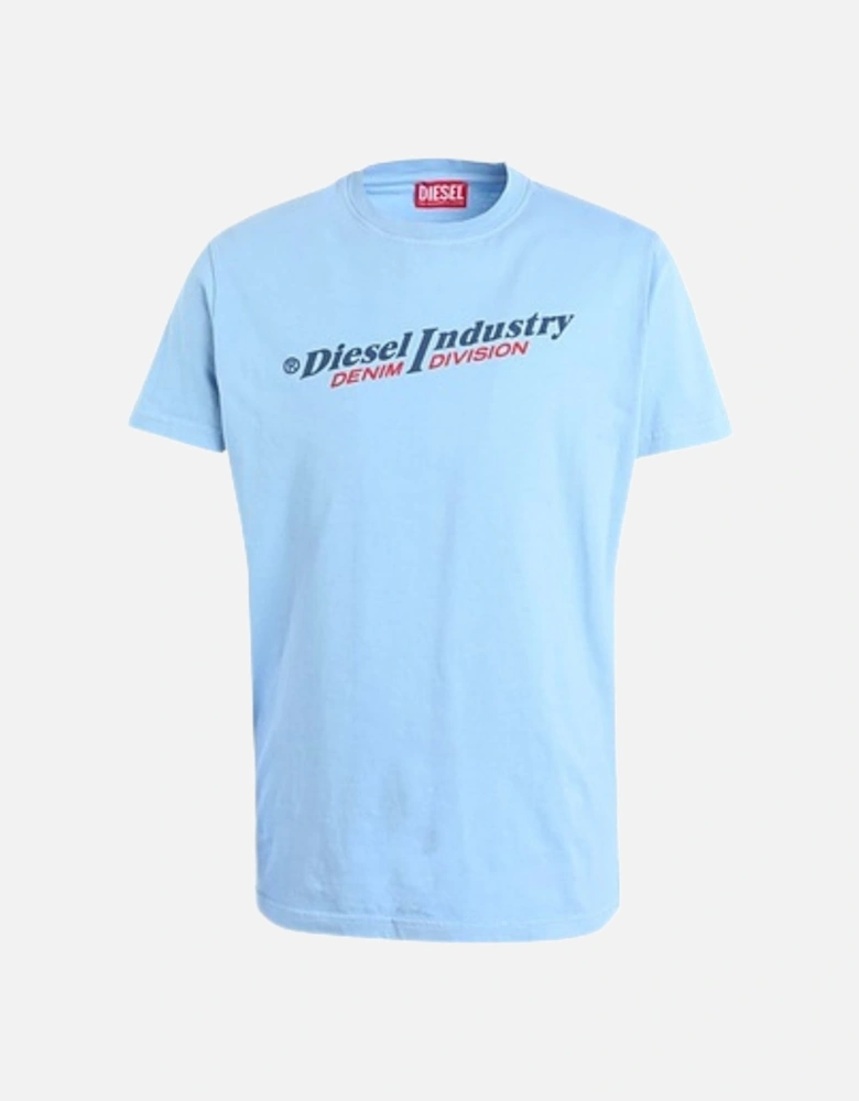 Industry Denim Division Logo Dusk Blue T-Shirt