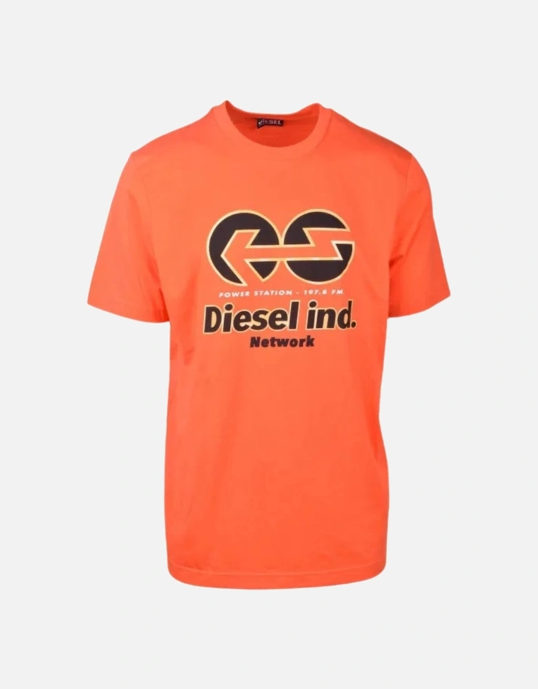 Power Station Logo Spicy Orange T-Shirt