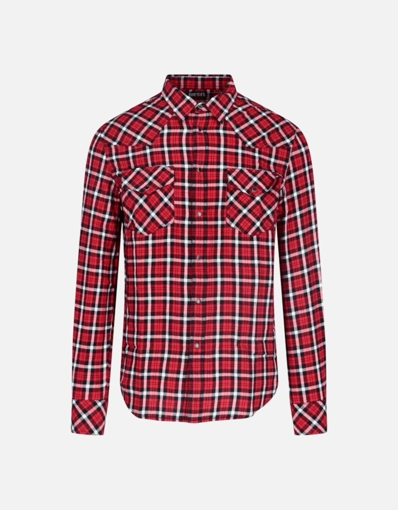 Racing Red Check Shirt