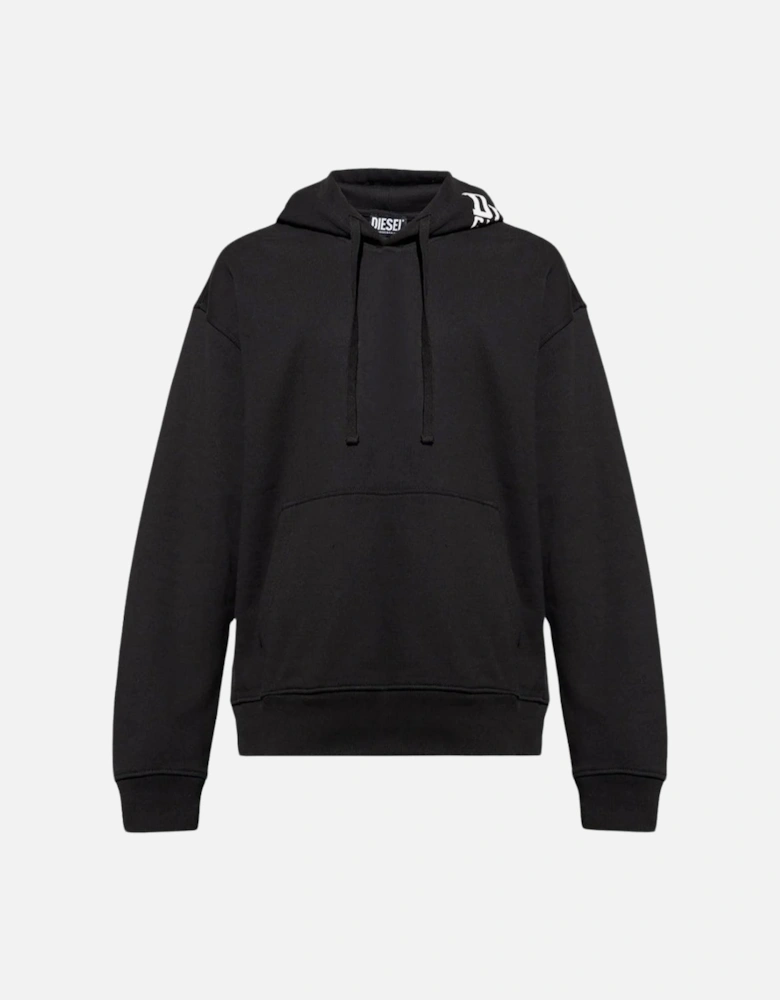 Large Back Logo Black Hoodie