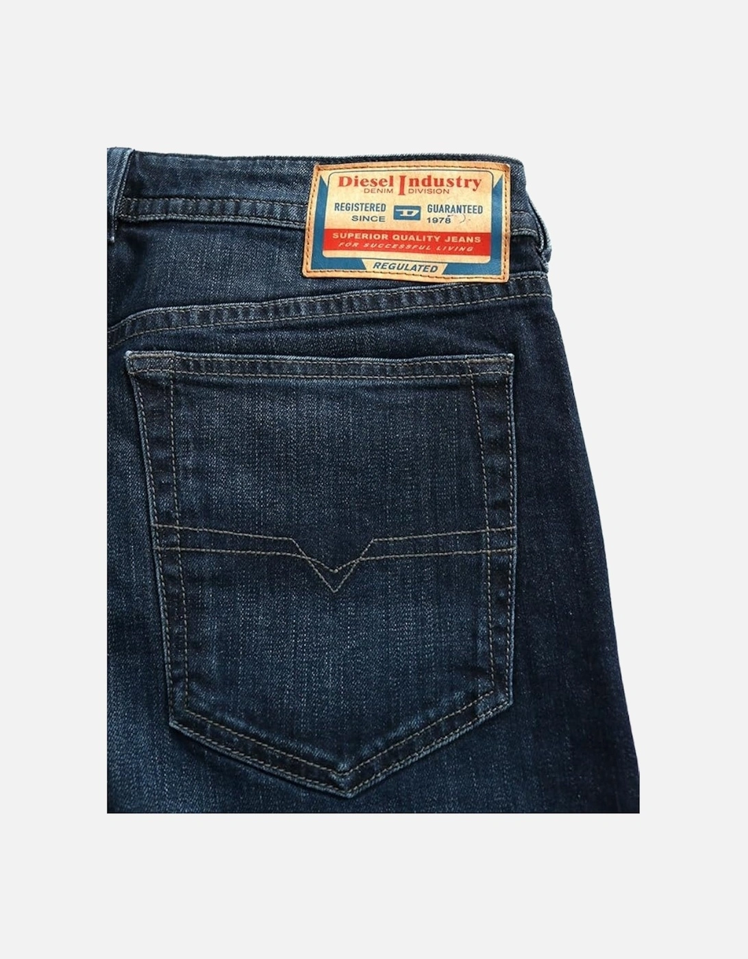 Buster-X Tapered Fit Dark Blue Jeans