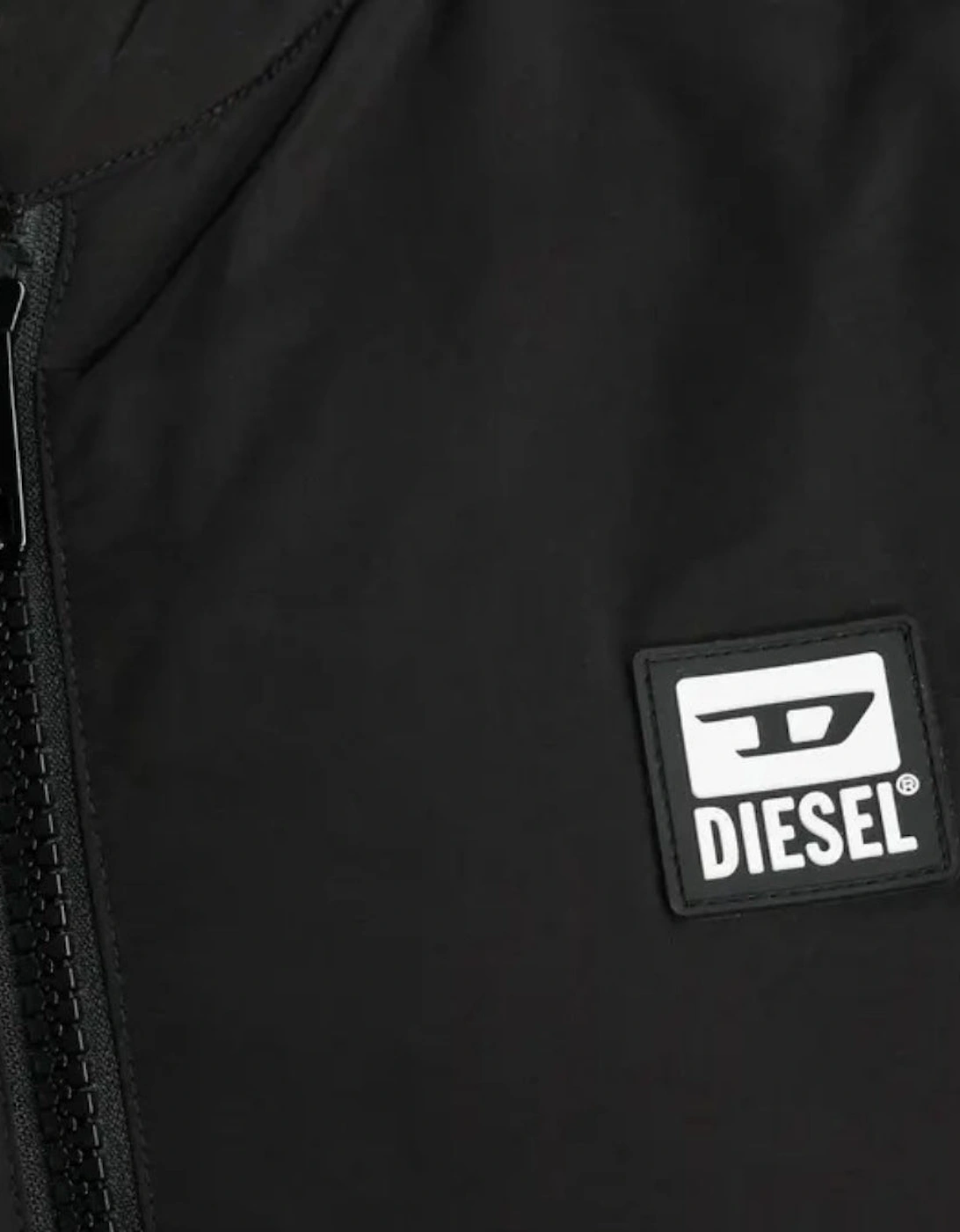 Padded Black Biker Jacket