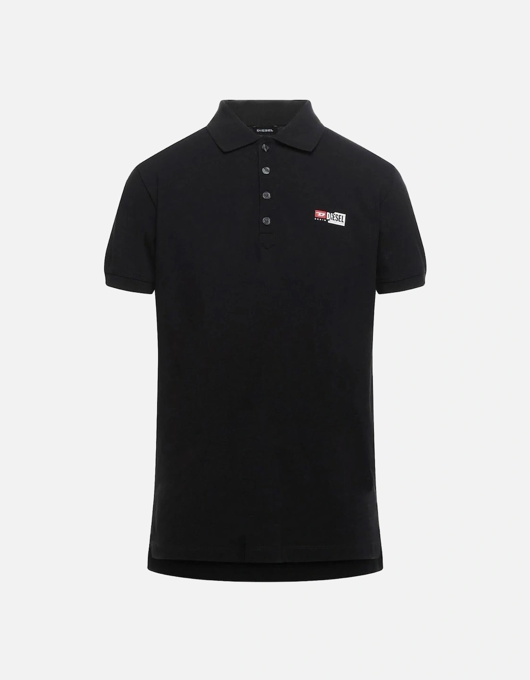 Brand Logo Black Polo Shirt, 3 of 2