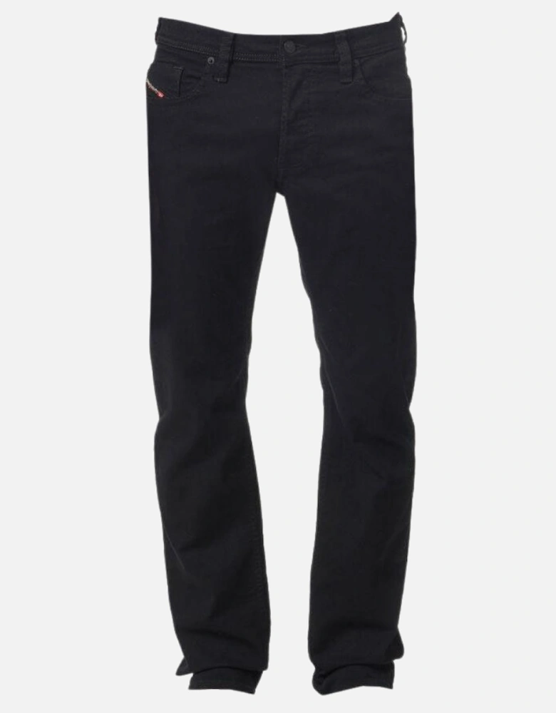 Larkee-X Straight Fit Black Jeans