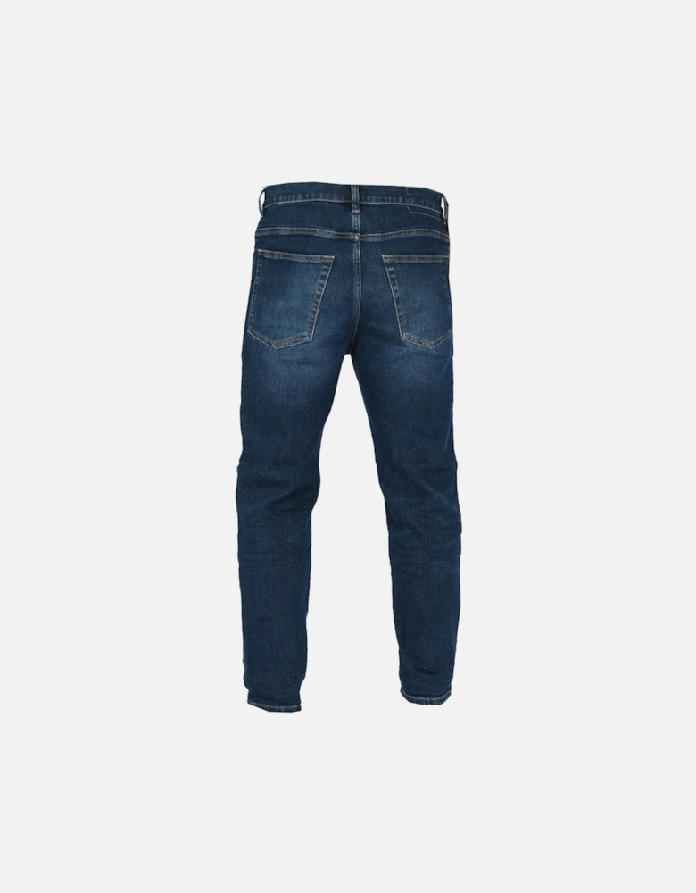 D-Fining Stone Washed Blue Denim Jeans