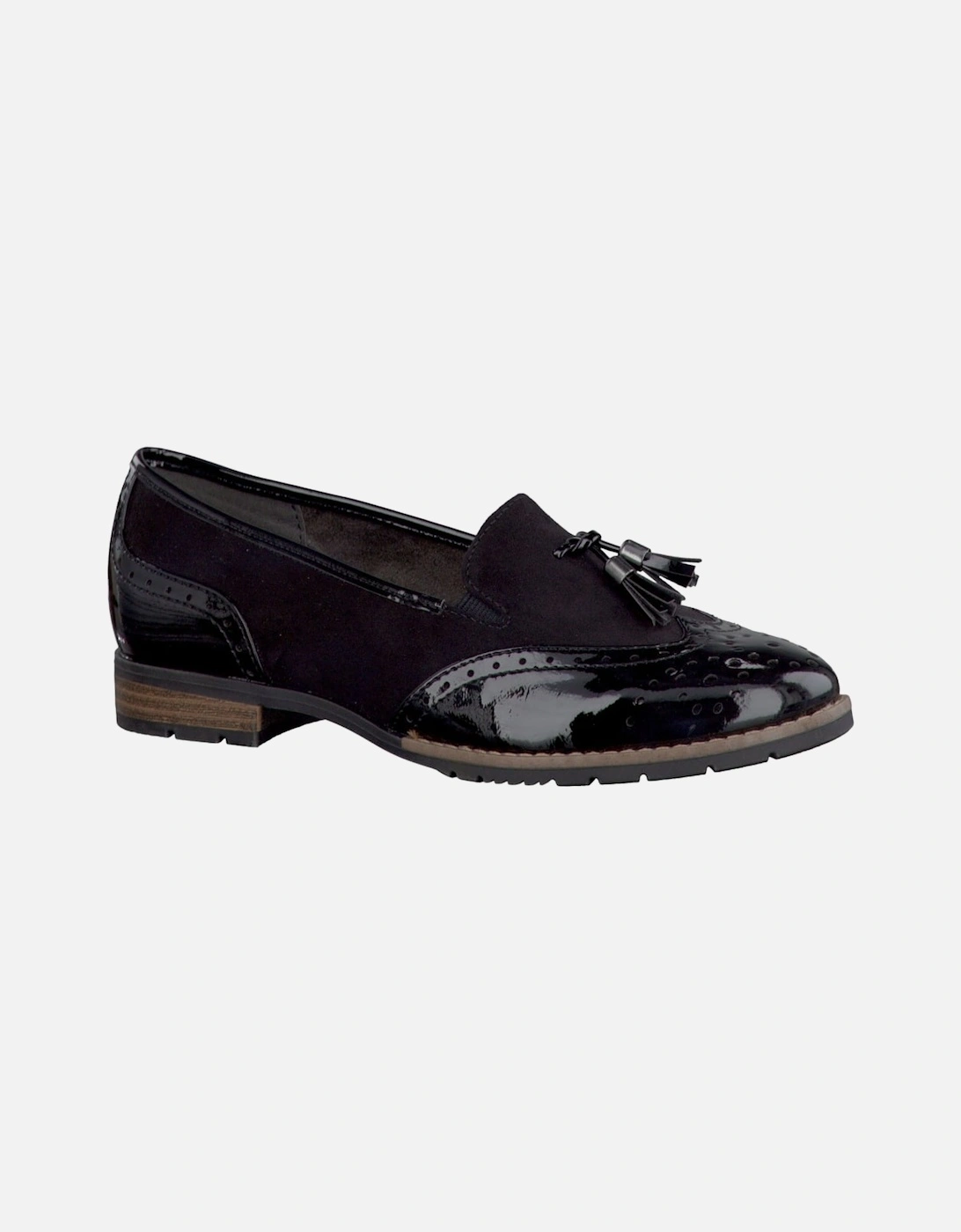 Wagner Womens Tassel Brogue Loafers, 2 of 1