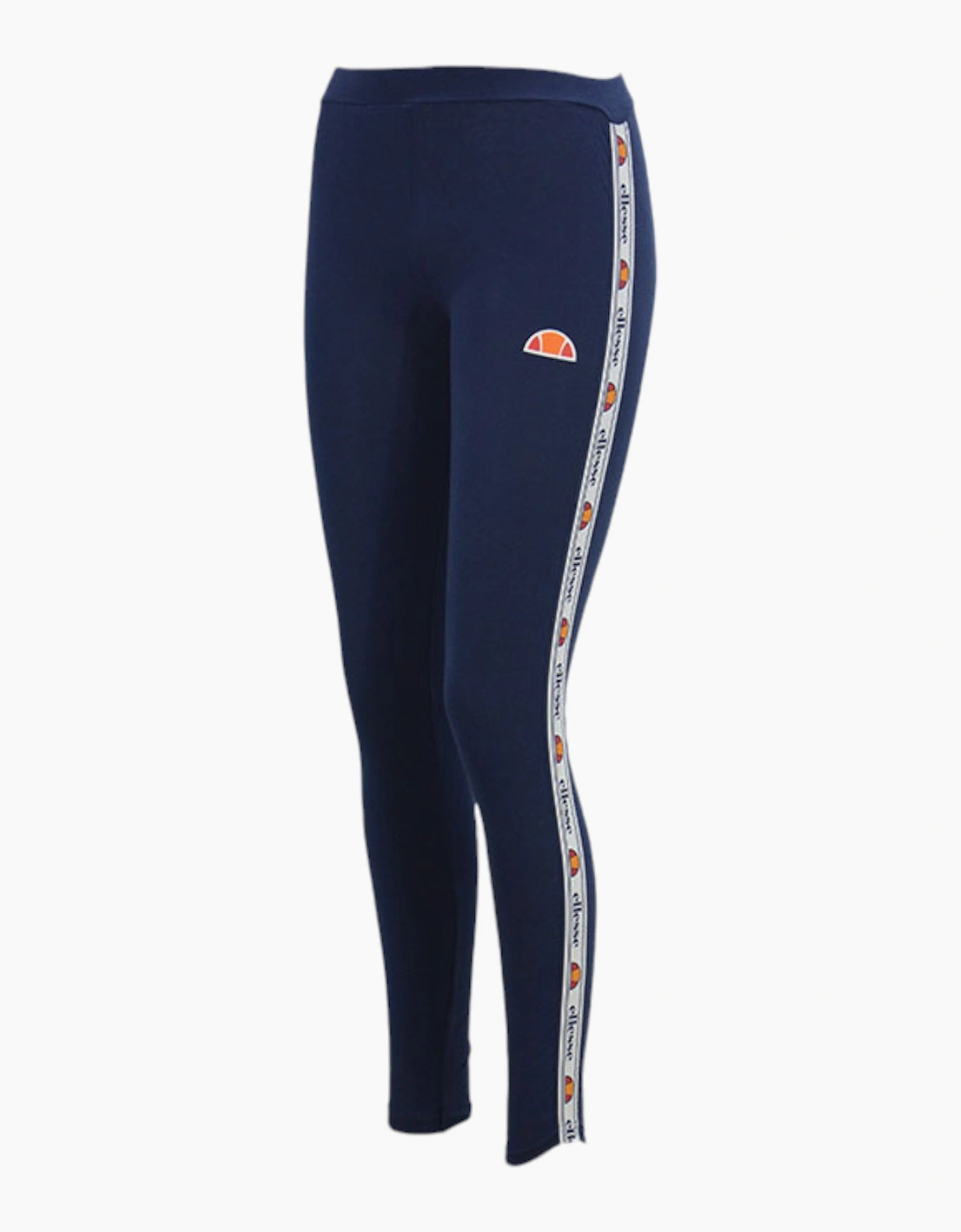 Women's ELLESSE Womens Leggings Ladies Workout Gym Stretch Yoga Tape Panel Sportswear - Navy - Size: 8/None